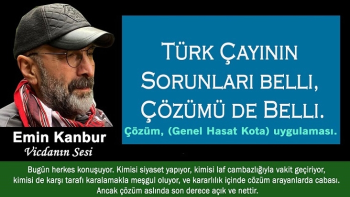 Çay Üreticisinden Çay Kanunu Çağrısı: “Sorunlar Belli, Çözüm de Belli”